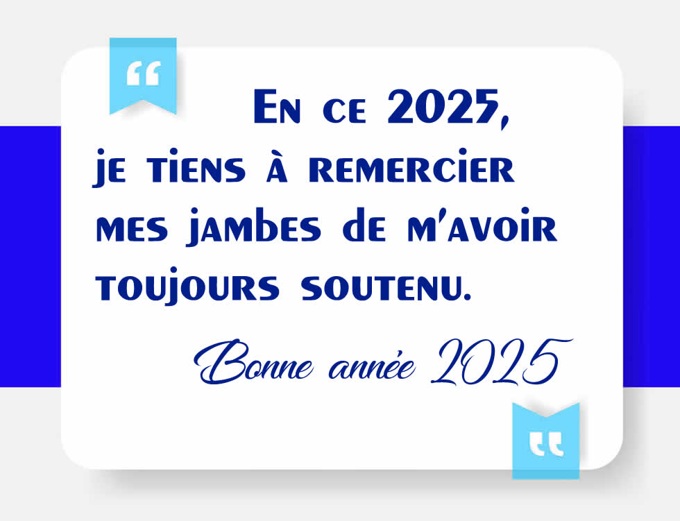 Meilleur voeux humoristique 2025