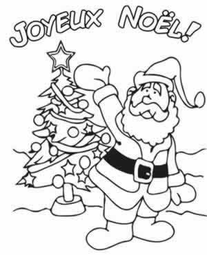 Coloriage père Noël