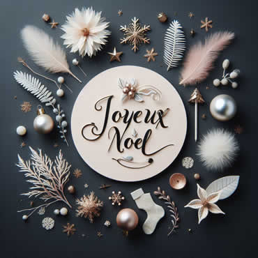 Partenaires commerciaux échangeant des vœux de Noël