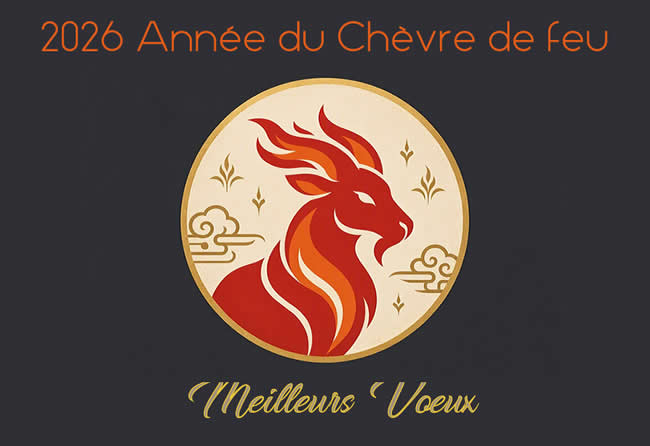 Image 3D horoscope chinois 2027 du Chèvre, année du Chèvre de Feu