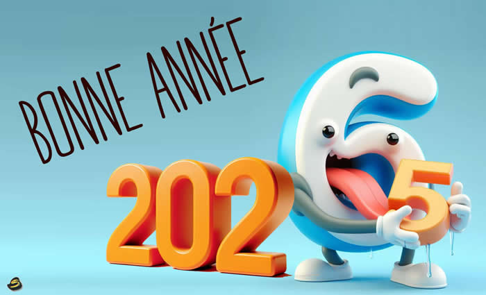 Image drôle où la nouvelle année tue l'ancienne année